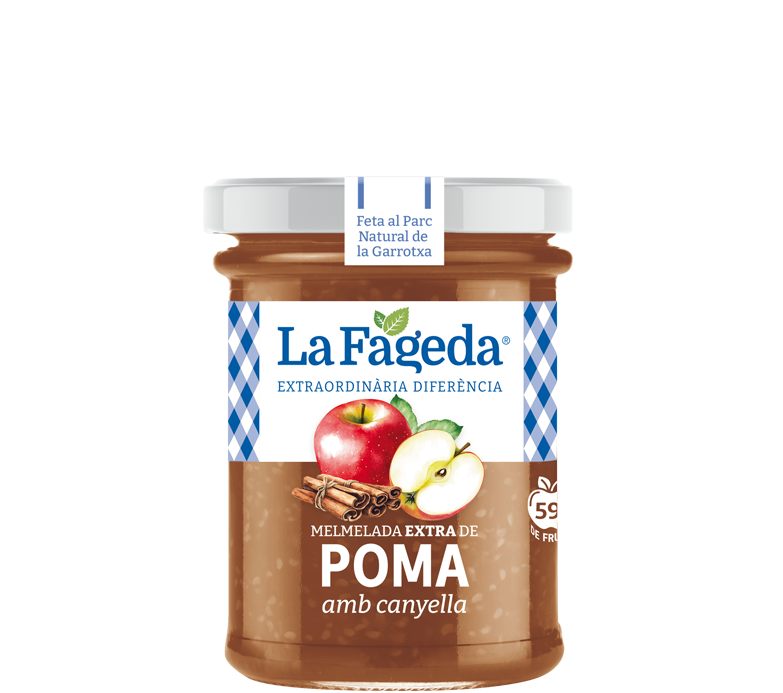 Mermelada extra de manzana y canela